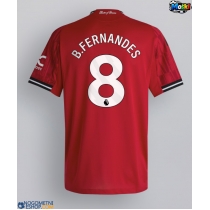 Moški Nogometni dresi Manchester United Bruno Fernandes #8 Domači 2025-26 Kratek Rokav